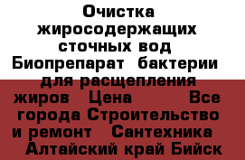 Очистка жиросодержащих сточных вод. Биопрепарат (бактерии) для расщепления жиров › Цена ­ 100 - Все города Строительство и ремонт » Сантехника   . Алтайский край,Бийск г.